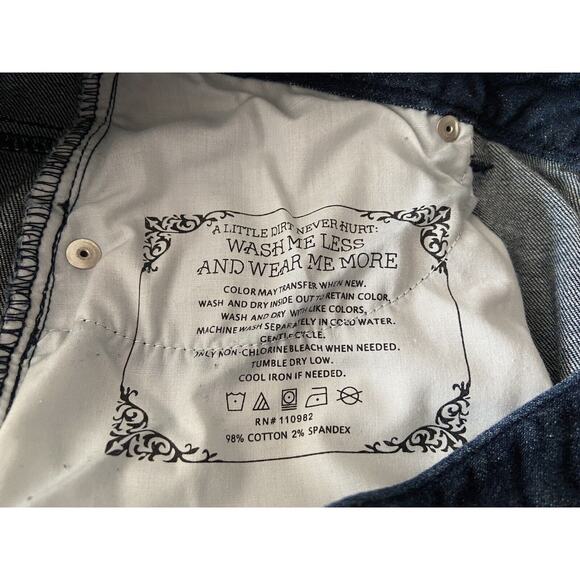 CHARLOTTE RUSSE Everyday BootCut Jeans sz 14S | Dark Blue - Picture 6 of 9